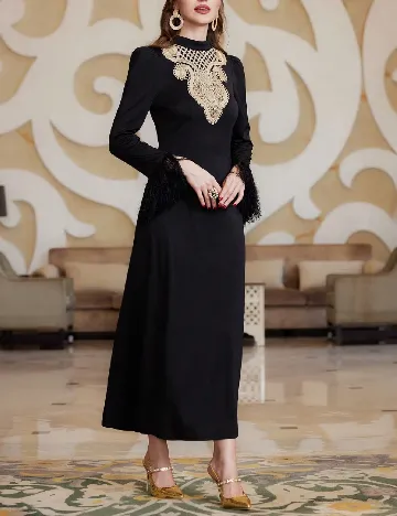 Rochie lunga SHEIN, negru Negru