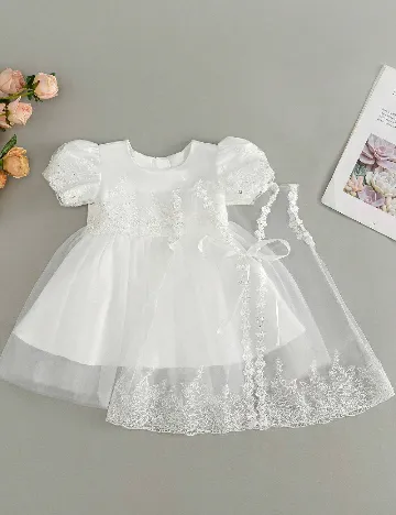 Rochie Shein Kids, alb Alb