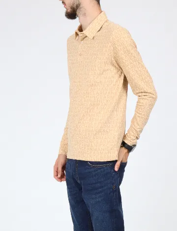 Bluza Armani Exchange, crem Crem