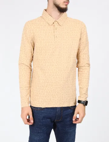 Bluza Armani Exchange, crem Crem