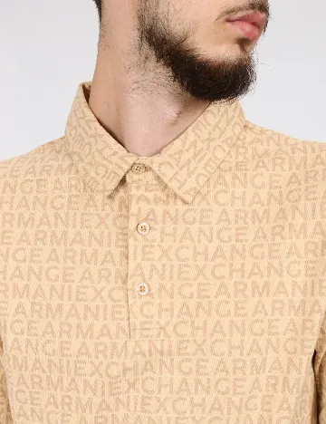 Bluza Armani Exchange, crem Crem