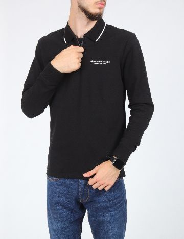 Bluza Armani Exchange, negru