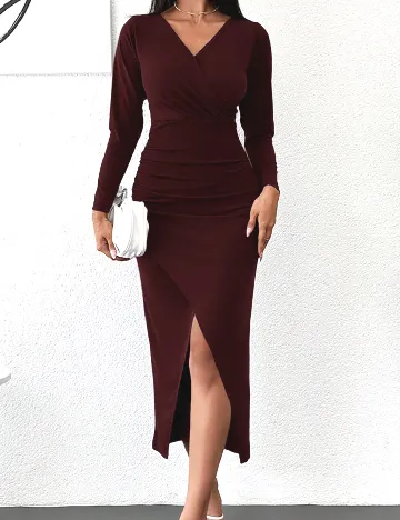 Rochie medie SHEIN, visiniu Rosu