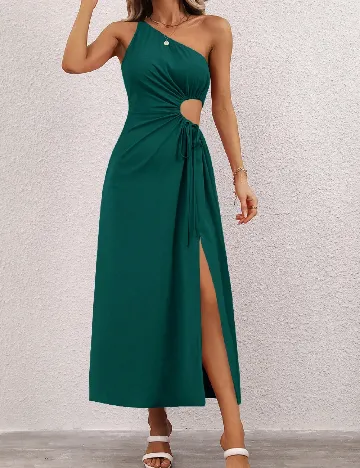 Rochie lunga SHEIN, verde Verde