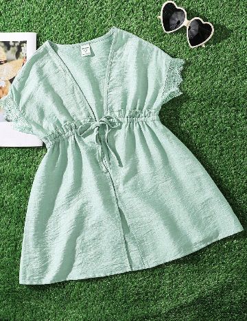 Bluza Shein Kids, verde