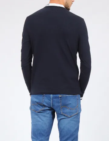 Bluza Armani Exchange, bleumarin inchis Albastru