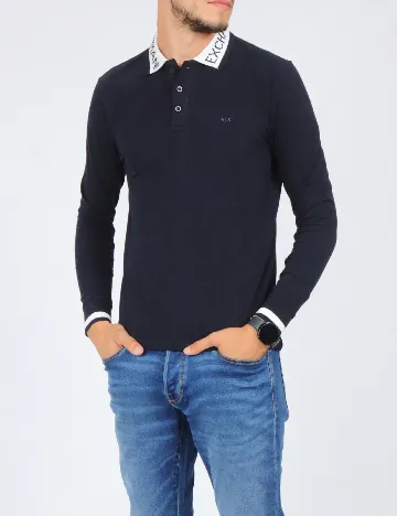 Bluza Armani Exchange, bleumarin inchis Albastru