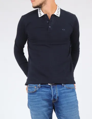 Bluza Armani Exchange, bleumarin inchis Albastru