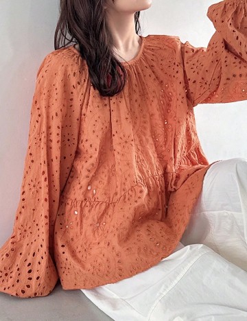 Bluza SHEIN, caramiziu