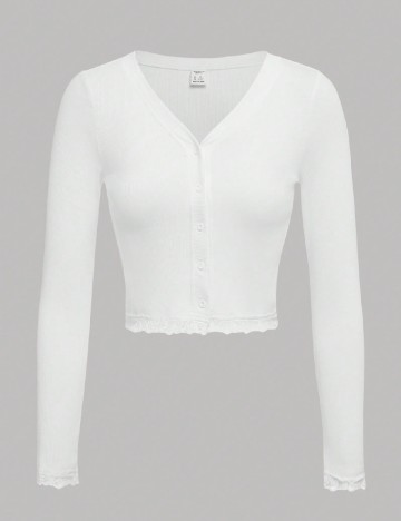 Bluza Shein Kids, alb