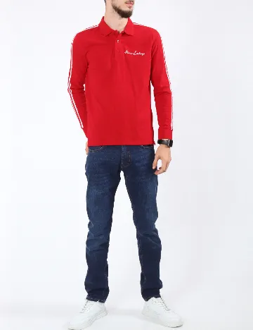 Bluza Armani Exchange, rosu Rosu