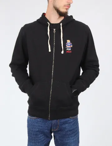Hanorac Oversize Polo Ralph Lauren, negru Negru