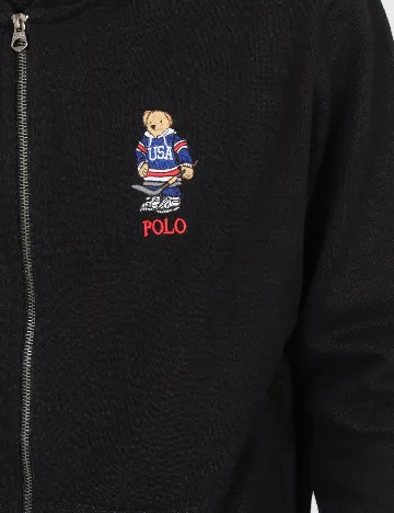 Hanorac Oversize Polo Ralph Lauren, negru Negru