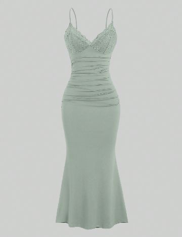 Rochie lunga SHEIN, verde