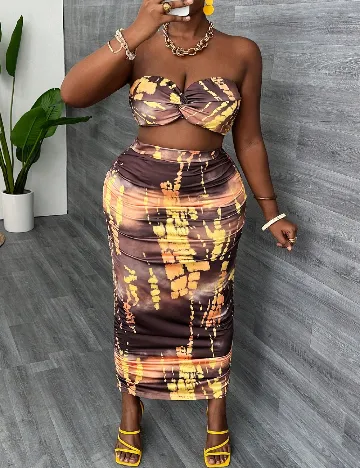 Compleu SHEIN CURVE, mix culori Mix culori
