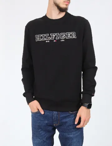 Bluza Tommy Hilfiger, negru Negru