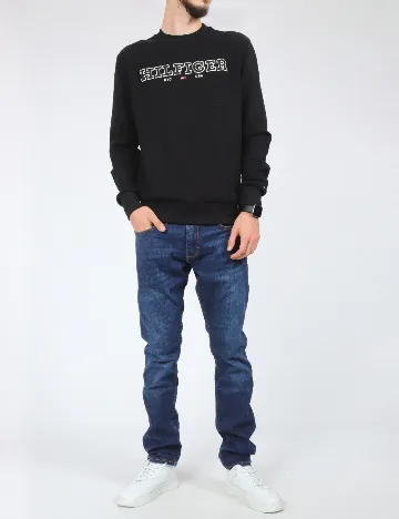 Bluza Tommy Hilfiger, negru Negru