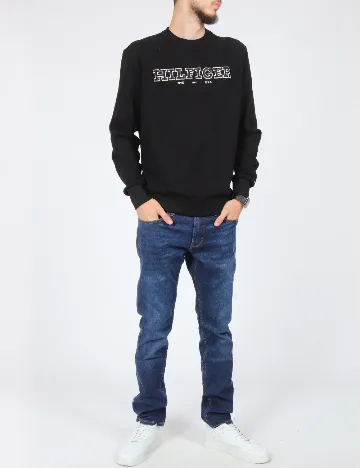 Bluza Tommy Hilfiger, negru Negru
