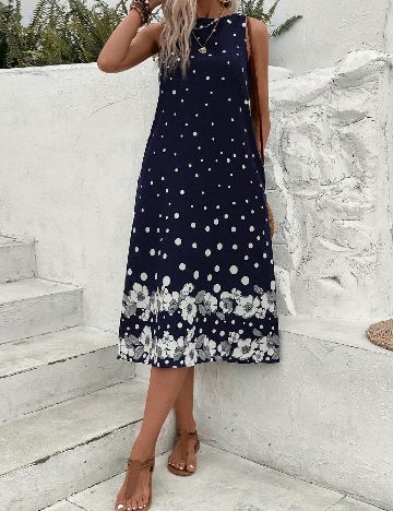 Rochie medie SHEIN, albastru