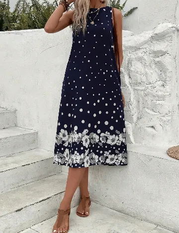 Rochie medie SHEIN, albastru Albastru