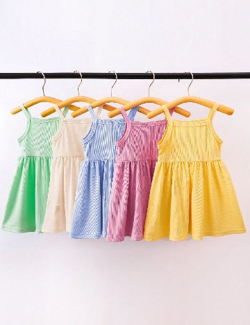Set Rochii 5 bucati Shein Kids, mix culori