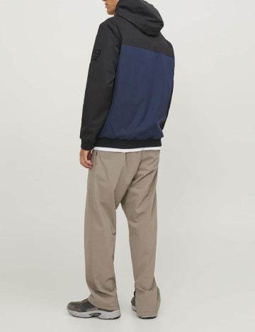 Geaca Jack&Jones, negru/albastru