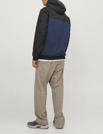 Geaca Jack&Jones, negru/albastru Negru