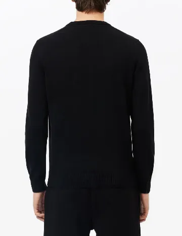 Bluza Lacoste, negru Negru