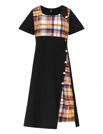 Rochie lunga SHEIN CURVE, mix culori Mix culori