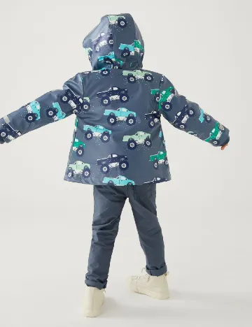 Geaca de ploaie M&S Collection, albastru Albastru