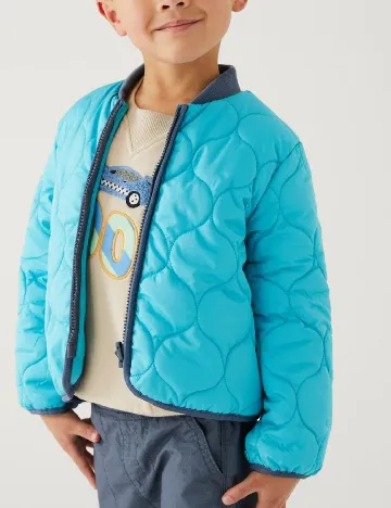 Geaca de ploaie M&S Collection, albastru Albastru