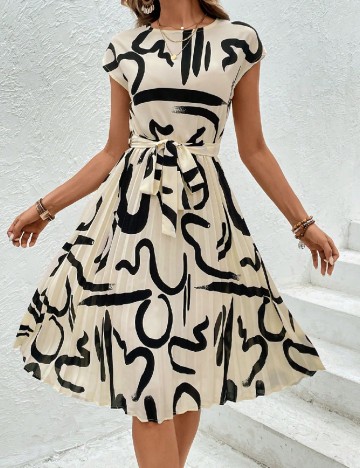 Rochie medie SHEIN, alb