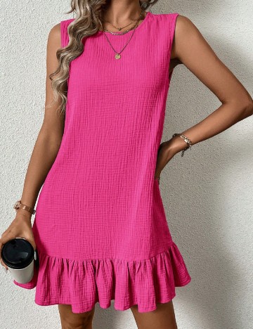 Rochie scurta SHEIN, roz
