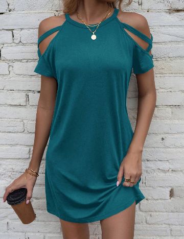 Rochie scurta SHEIN, turcoaz