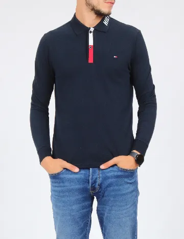 Bluza Tommy Hilfiger, bleumarin inchis Albastru