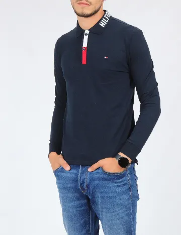 Bluza Tommy Hilfiger, bleumarin inchis Albastru
