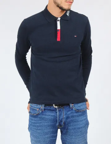 Bluza Tommy Hilfiger, bleumarin inchis Albastru