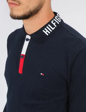 Bluza Tommy Hilfiger, bleumarin inchis Albastru