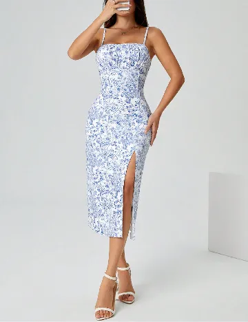 Rochie medie SHEIN, albastru Albastru