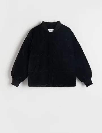 Geaca Reserved, negru Negru