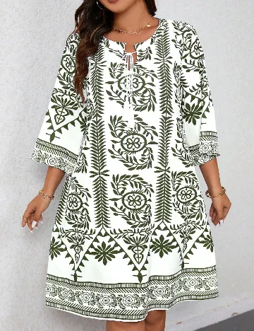 Rochie scurta SHEIN CURVE, verde Verde