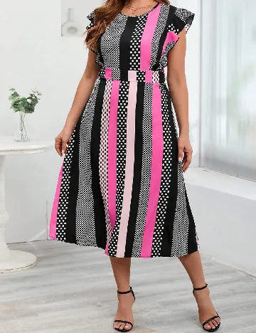Rochie medie SHEIN CURVE, mix culori Mix culori
