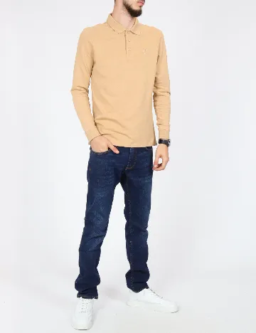 Bluza Calvin Klein Jeans, maro deschis Maro