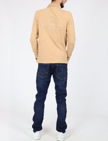 Bluza Calvin Klein Jeans, maro deschis