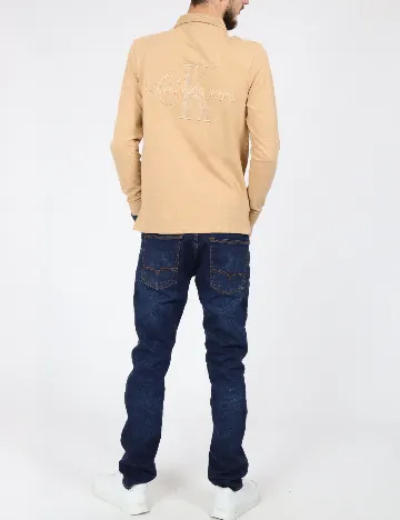 Bluza Calvin Klein Jeans, maro deschis Maro