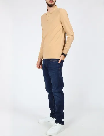Bluza Calvin Klein Jeans, maro deschis Maro
