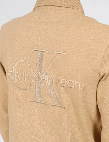 Bluza Calvin Klein Jeans, maro deschis Maro