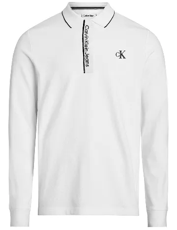 Bluza Calvin Klein Jeans, alb Alb