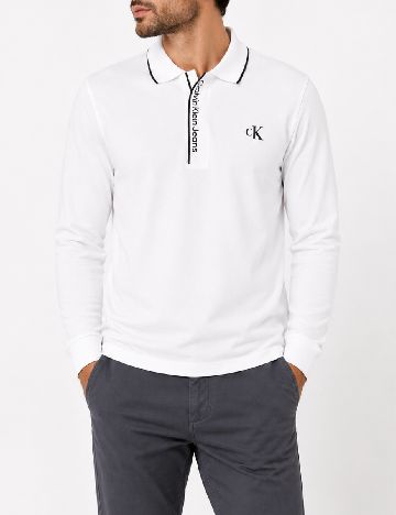 Bluza Calvin Klein Jeans, alb
