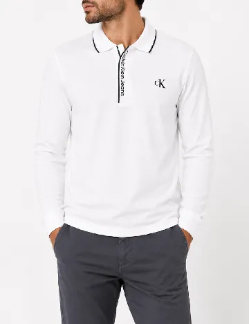 Bluza Calvin Klein Jeans, alb